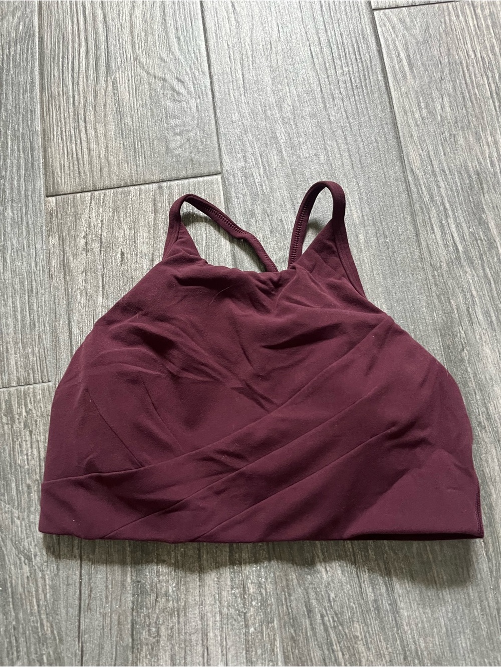 Lululemon nulu wrap front high neck flow Y bra size 6